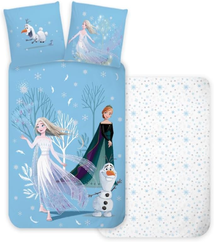 Detalle de BrandMac Frozen1920-CBQ babydekbedovertrek, omkeerbaar van 100% katoen