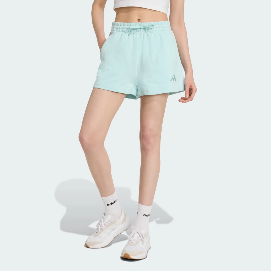 Imagen de Pantalón corto ALL SZN French Terry de Adidas — Turquesa en OfertitasTOP