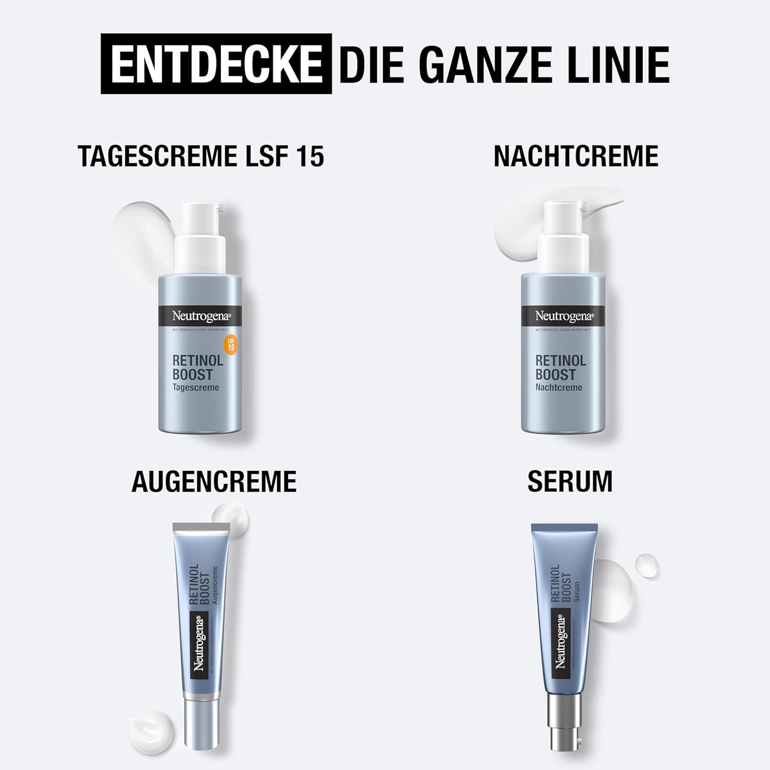 Detalle de Neutrogena Retinol Boost Nachtcreme (50 ml) – Anti-Aging Feuchtigkeitspflege im Doppelpack
