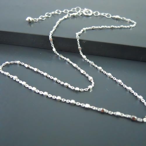 Thumbnail 6 de Annika Bella 925 Sterling Silver Chain Choker Necklace (33–40.5 cm)