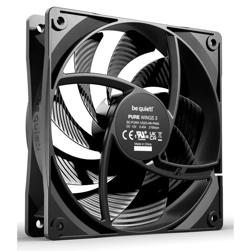 Thumbnail 2 de Be Quiet! Pure Wings 3 120mm PWM - Ventilador Suplementario Negro