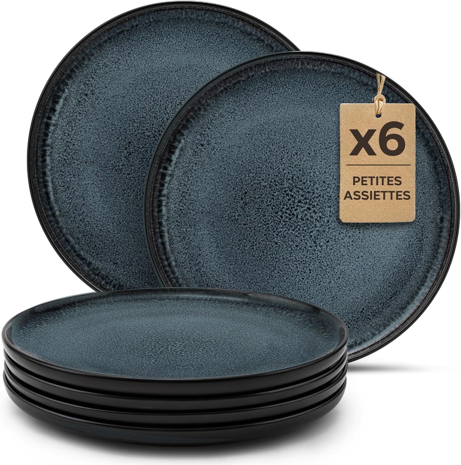 Twinzee 6 Assiette Dessert Granite
