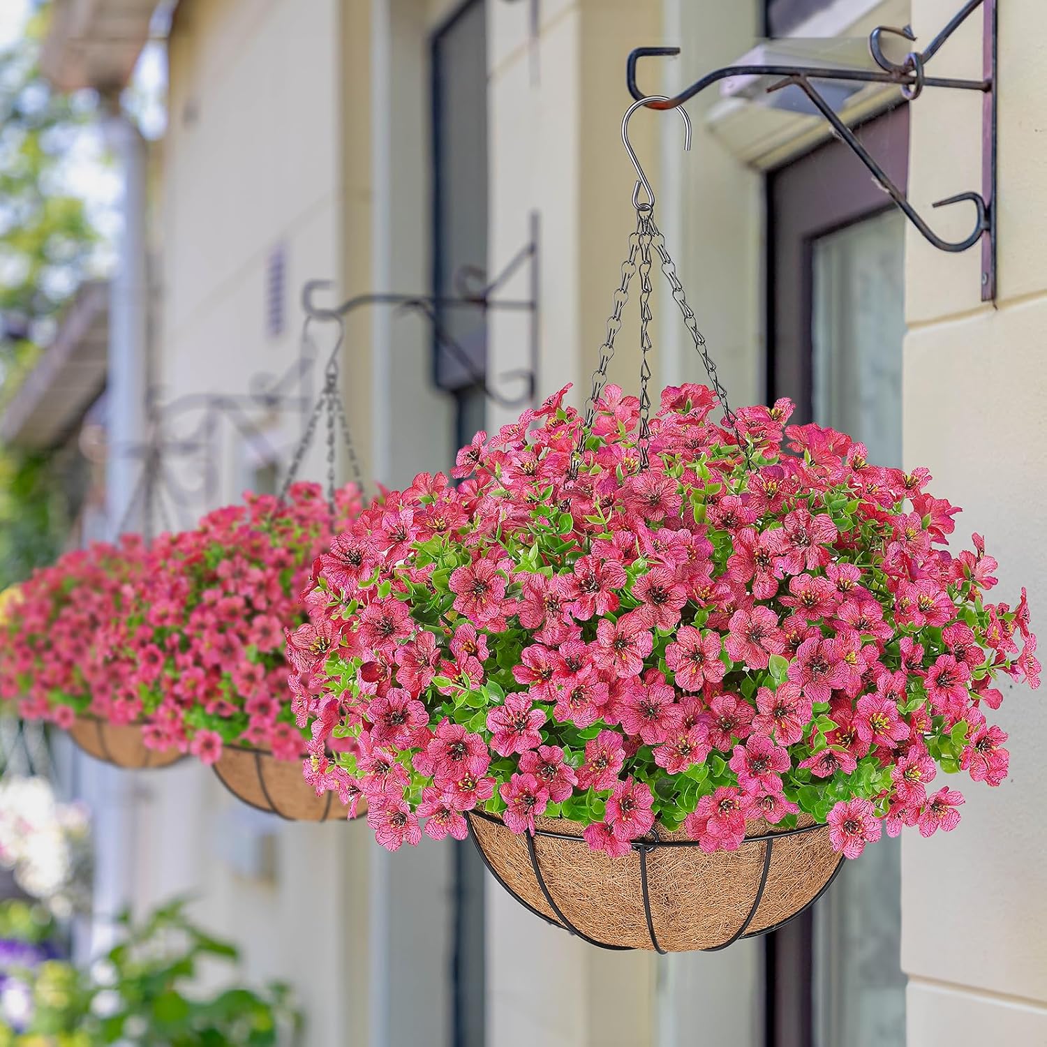Thumbnail 5 de AGIRL Artificial Hanging Flower Basket, 12-inch