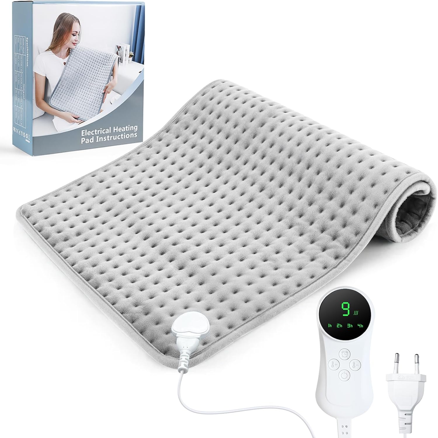 FORRINX Manta eléctrica lumbar 43 x 84 cm