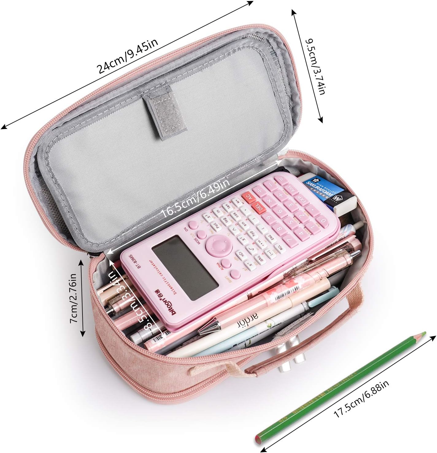 Thumbnail 5 de MOKANI Large Pencil Case 1L — pink pouch ✏️