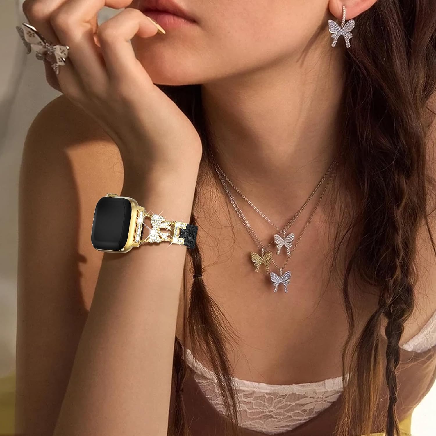 Detalle 2 de NewWays Leather Strap for Apple Watch 38–42mm: Elegant, Comfortable Replacement Band