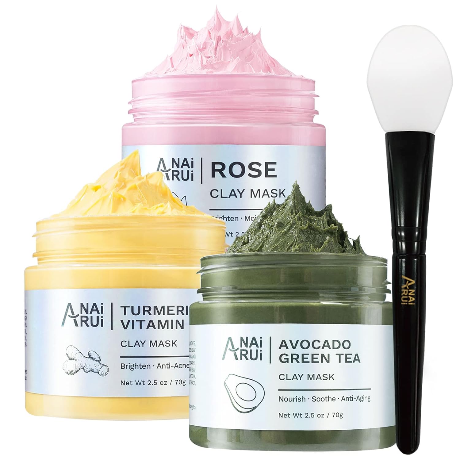 Detalle de ANAiRUi Kurkuma Maske Rose 210 g