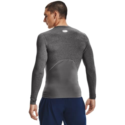 Thumbnail 4 de Under Armour Ua Hg Armour Comp LS Maglietta a maniche lunghe - Carbon Heather, Uomo