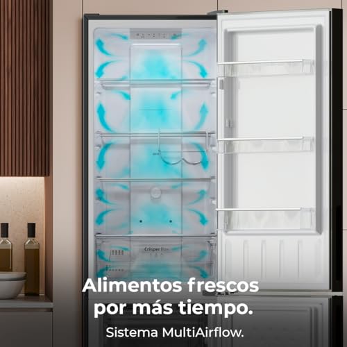 Thumbnail 15 de Cecotec Réfrigérateur combiné Bolero CoolMarket Combi 250 Dark D – 250 L, Total No Frost