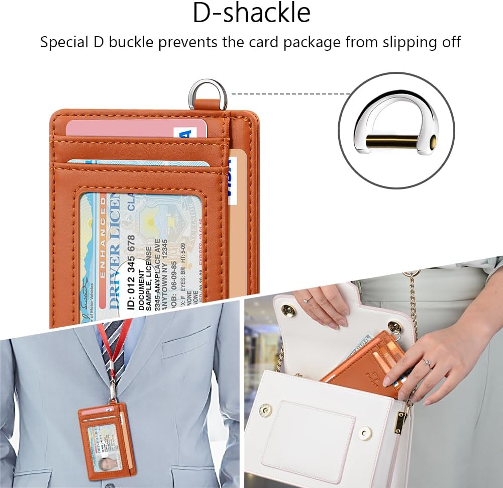 Thumbnail 3 de FurArt Portefeuille minimaliste ultra-fin avec blocage RFID et fenêtre d’identité (8 cartes)