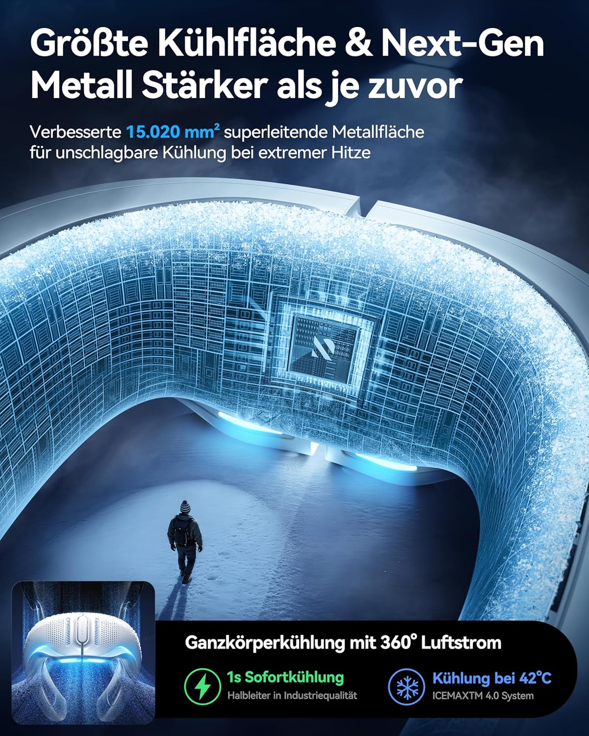 Thumbnail 6 de RANVOO AICE LITE MAX 2026 KI Nacken Klimaanlage – Tragbare Kühlung für heiße Tage