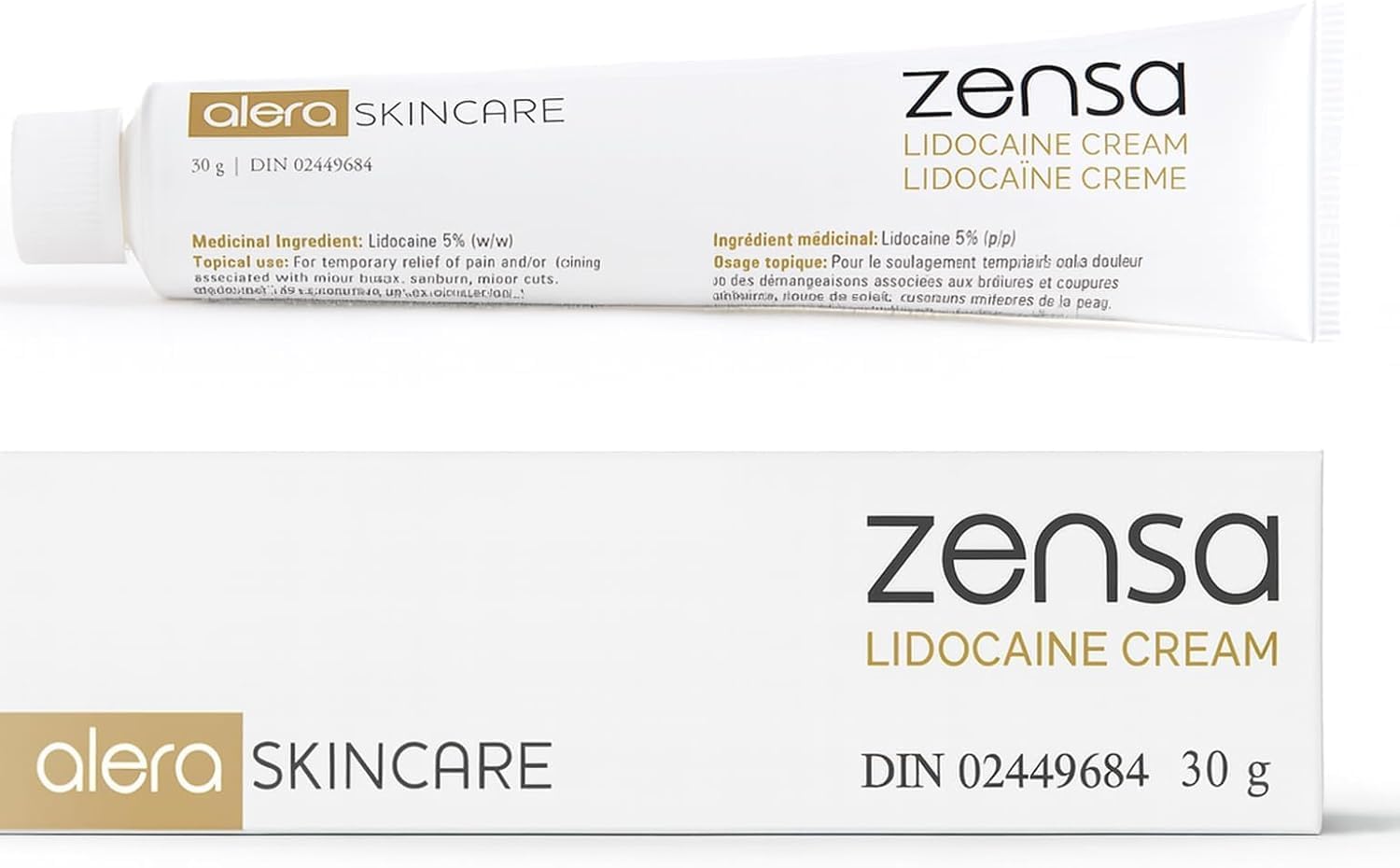 Detalle de Zensa ZENSA-30g Lidocaine Cream 5%, 1 Oz Tube for Tattoo Numbing