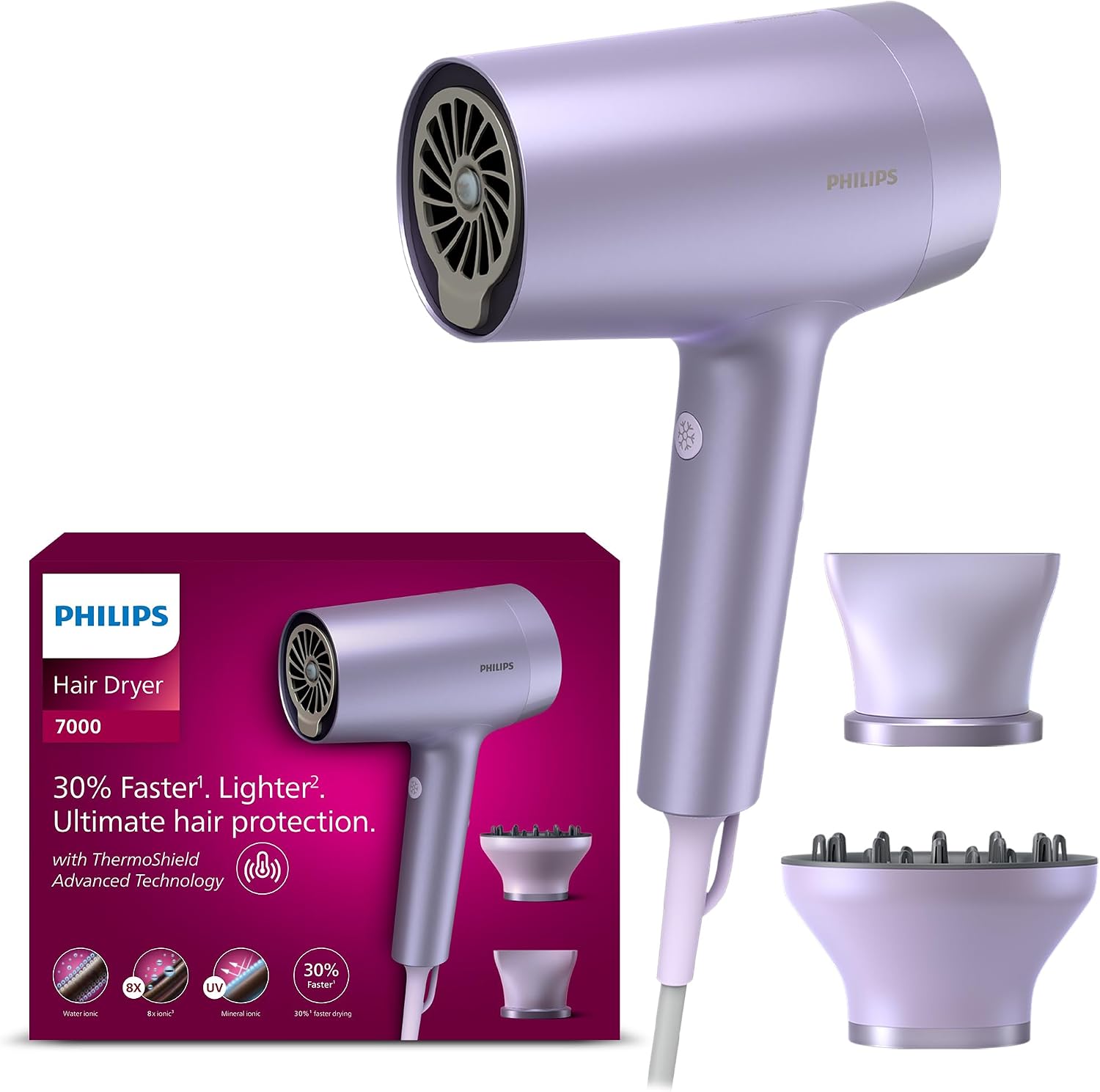 Detalle de Philips BHD720/13 1800W Hair Dryer