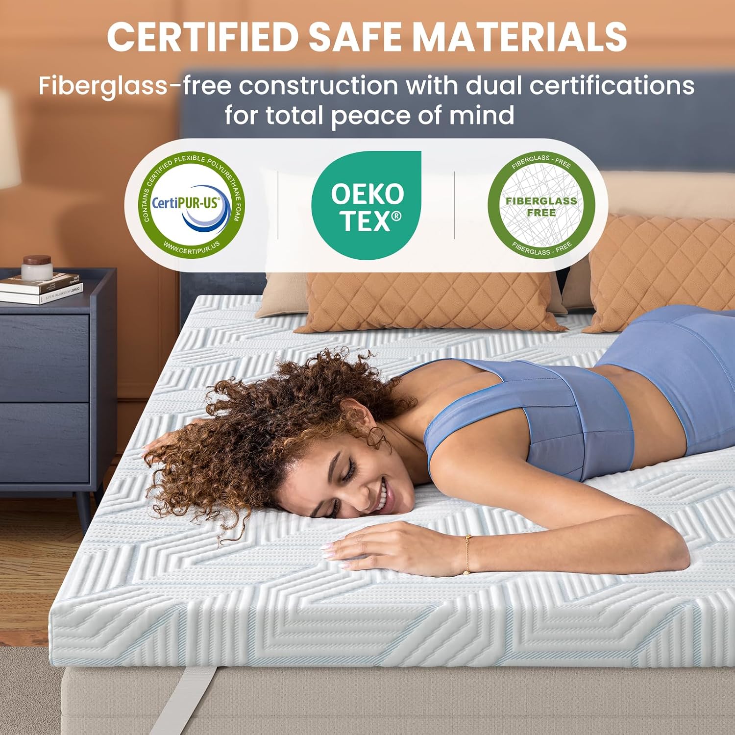 Detalle 1 de BedStory Queen Mattress Topper