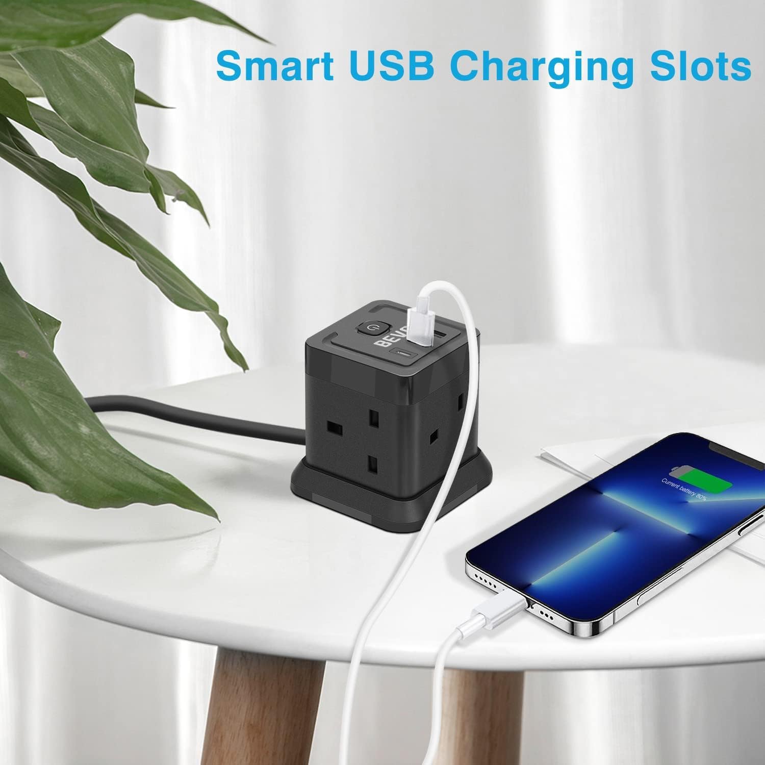 Detalle 2 de Power Cube extension lead with 3 USB