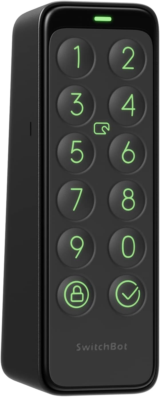 Detalle de SwitchBot W2500010 キーパッド|暗証番号・カードキー対応のスマートロック拡張機器