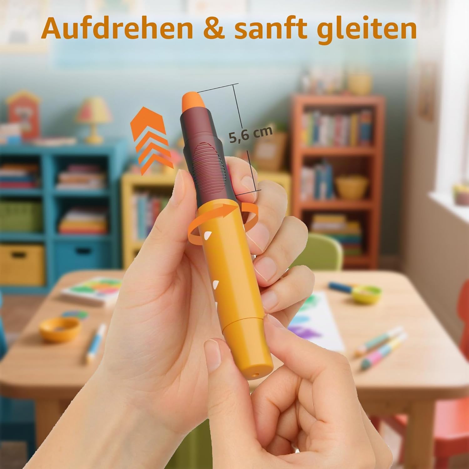 Thumbnail 6 de iCrayon Drehbare Buntstifte für Kleinkinder – ungiftig, schnell trocknend, leicht zu reinigen