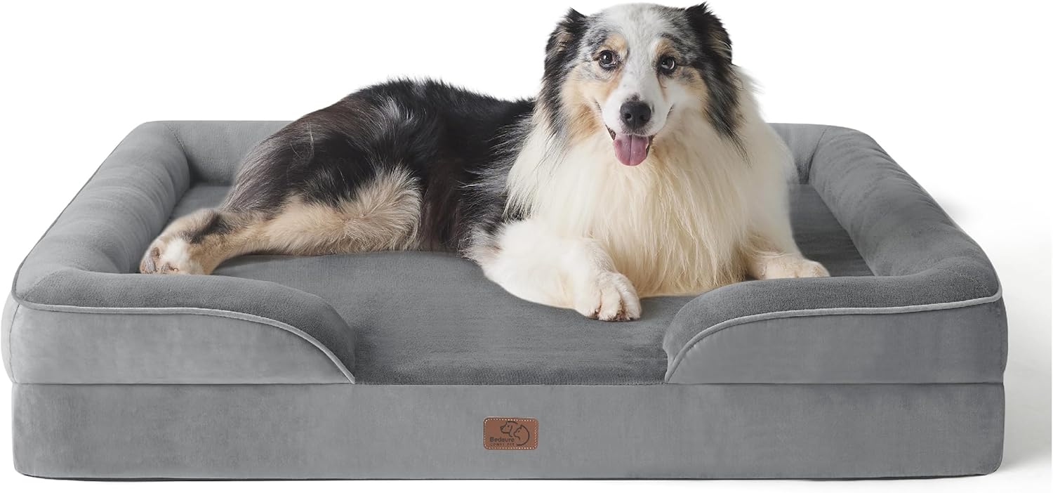 Detalle de BEDSURE orthopädisches Hundebett 106×80 cm