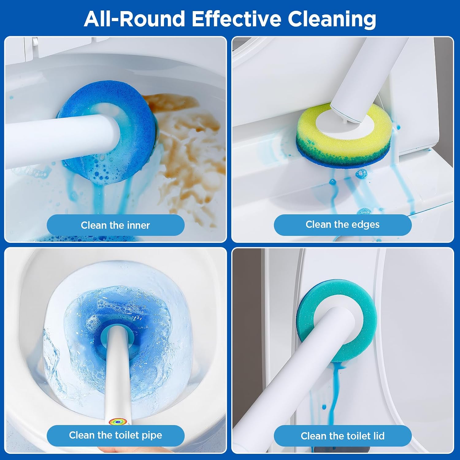 Thumbnail 5 de Disposable Toilet Brush with 35 Colorful Refills