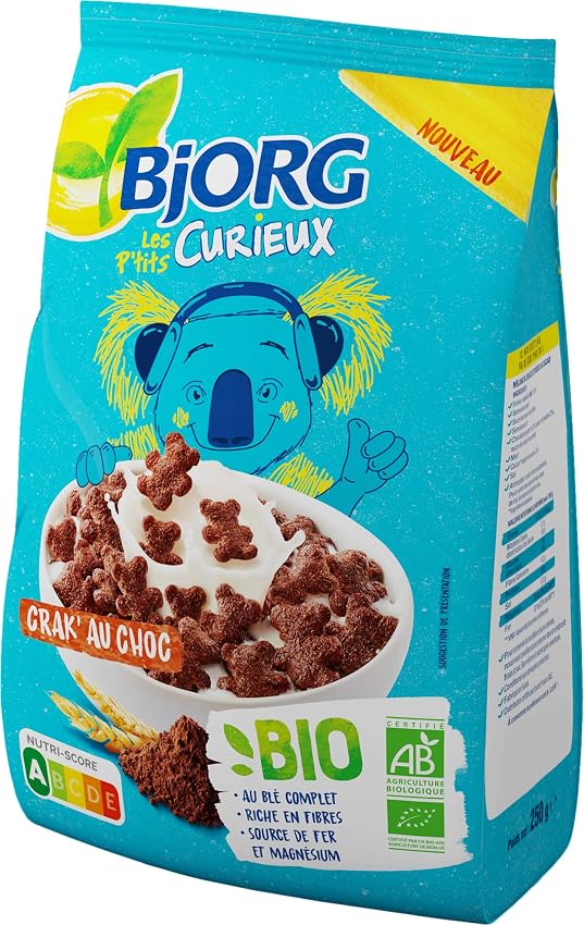 Detalle de BJORG Crak’ Au Choc céréales enfants bio 250 g