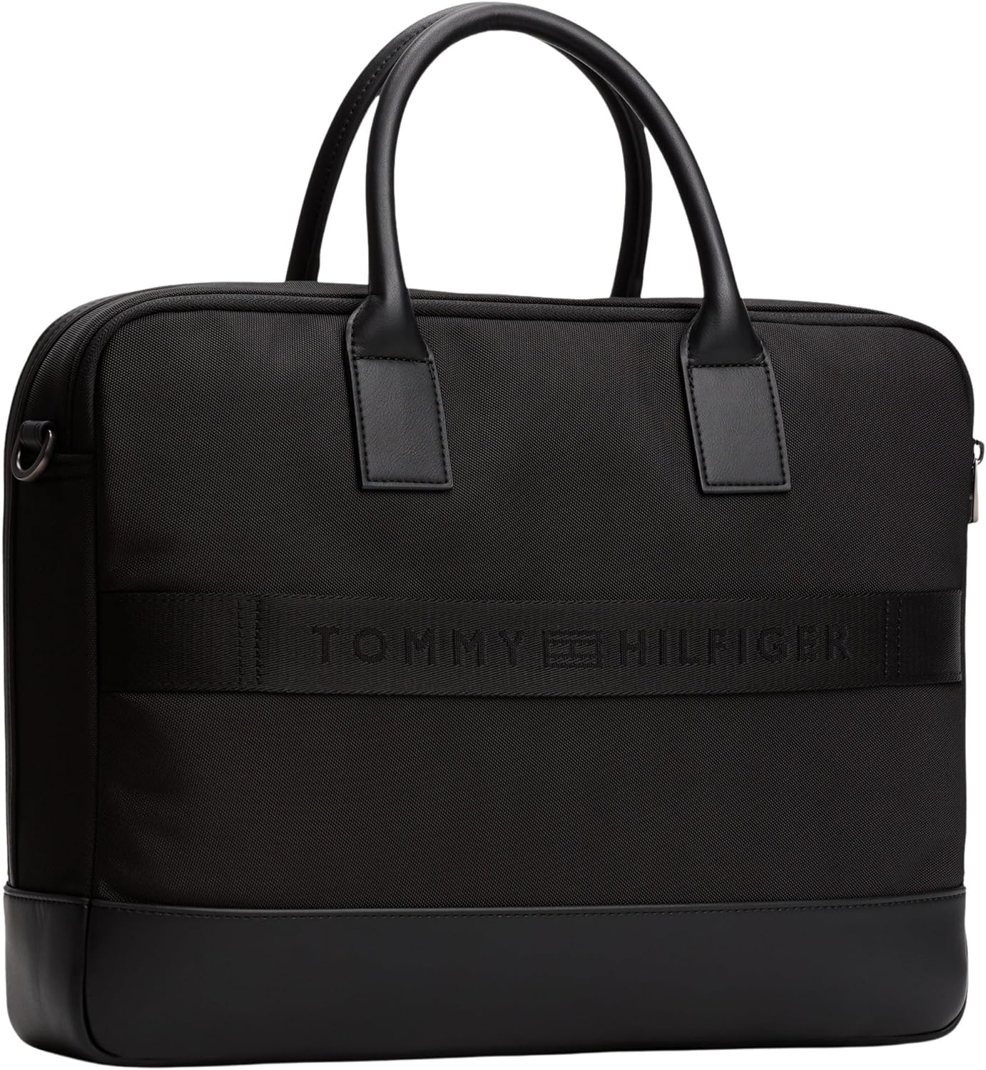 Thumbnail 1 de Tommy Hilfiger Uomo Borsa Laptop Travel in nylon con manici e tracolla, Nero (Black) – taglia unica