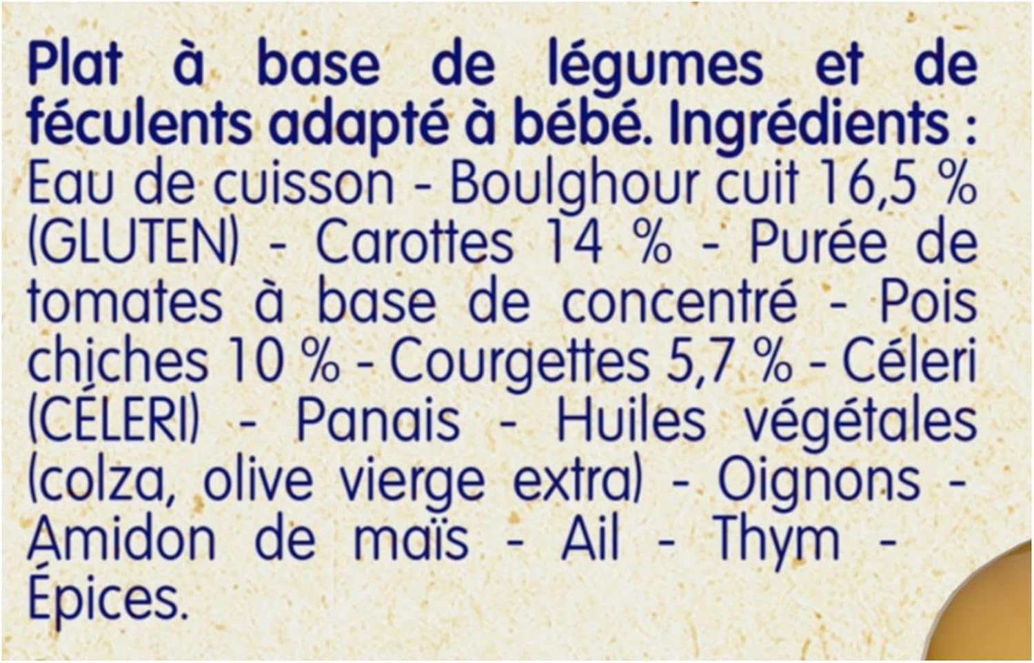 Detalle 2 de Blédina Blédichef Couscous végétal 12 mois 🥣