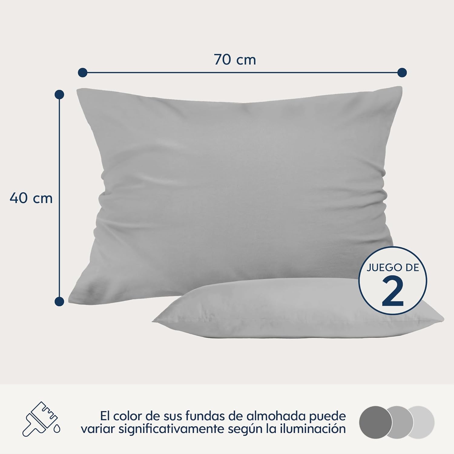 Thumbnail 1 de Dreamzie Fundas de Almohada (Juego de 2) - Suavidad Incomparable