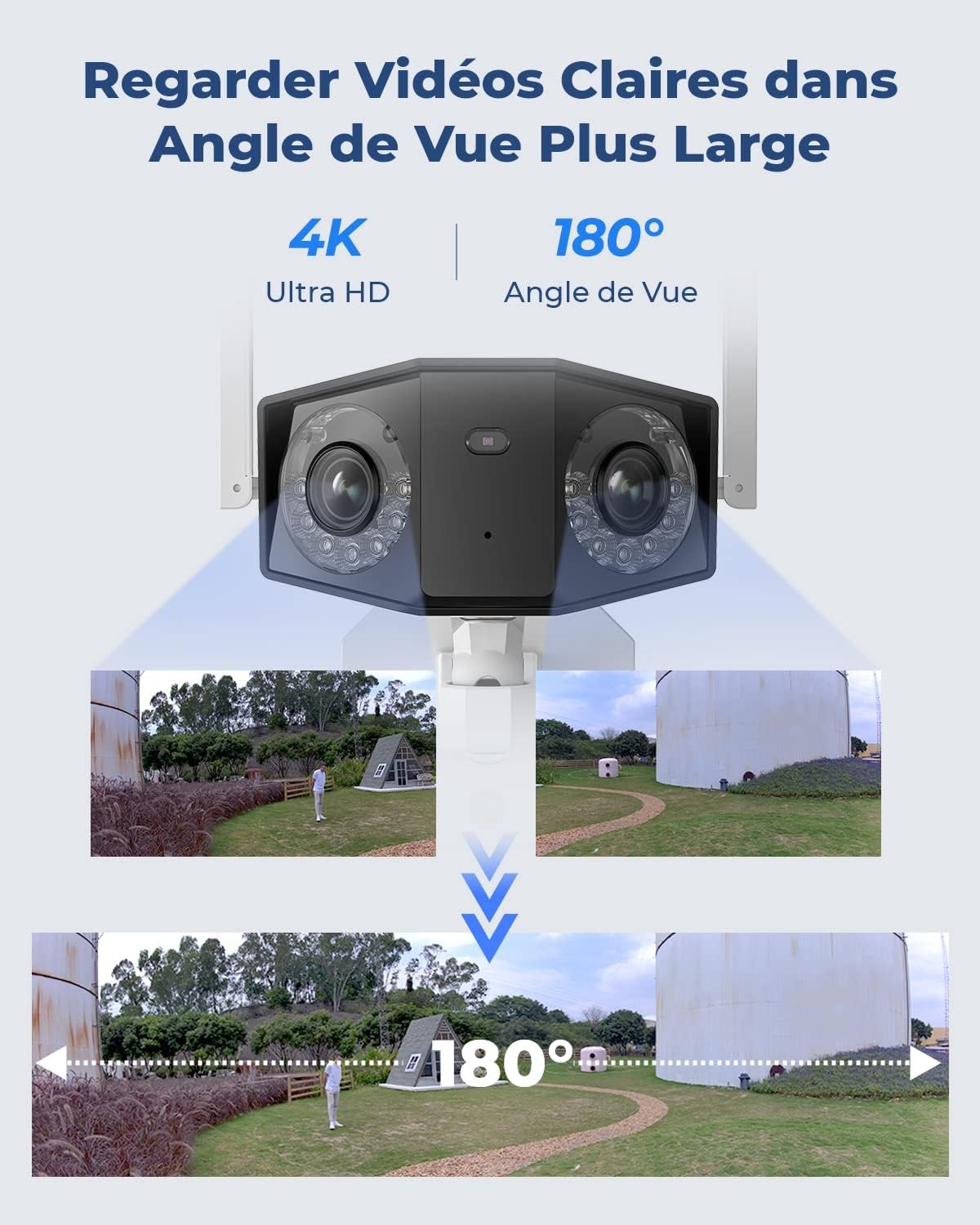 Detalle 2 de Reolink 4K 8MP caméra 180°