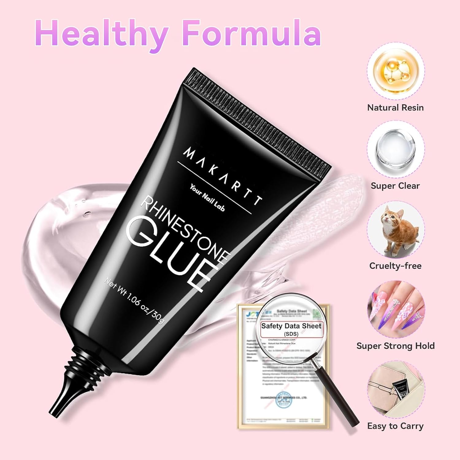 Thumbnail 6 de Makartt Rhinestone Gel Nail Glue 30ML💅