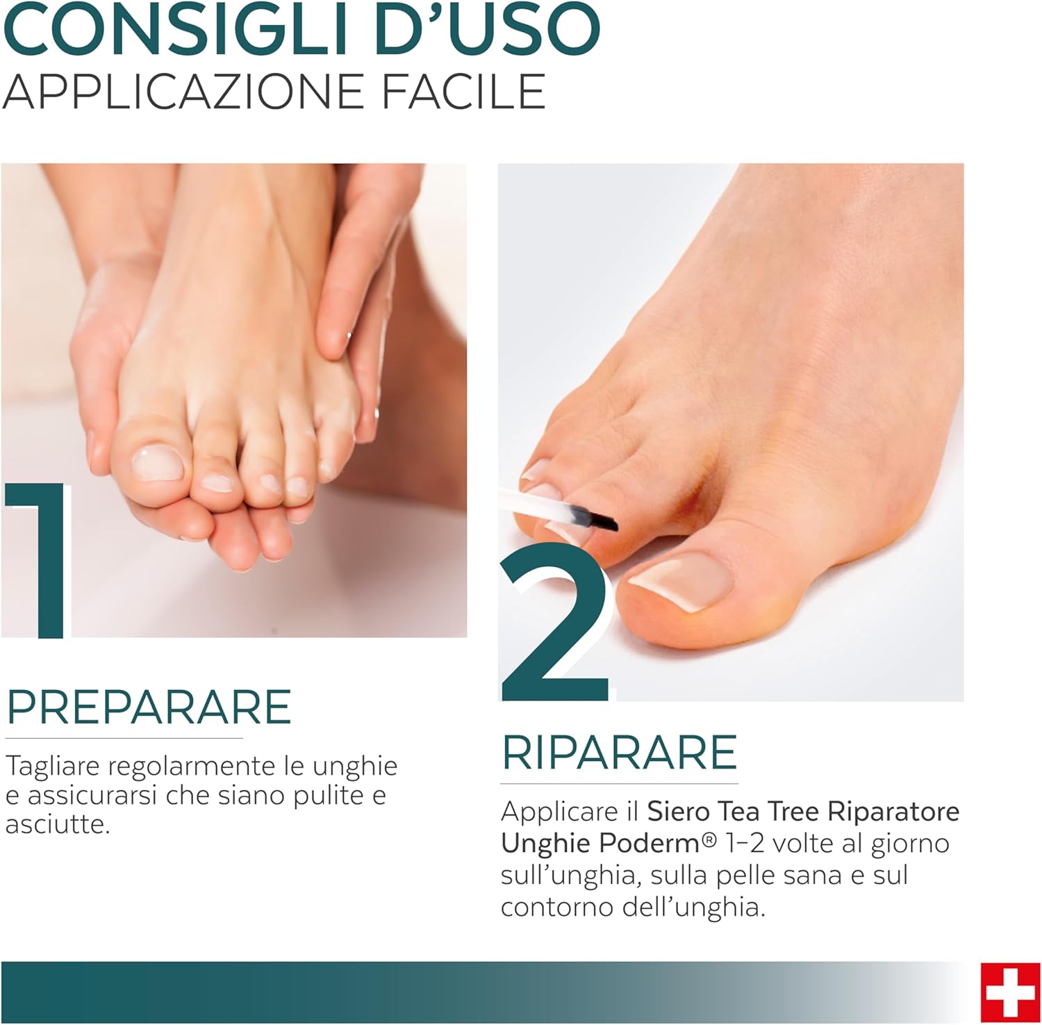 Thumbnail 6 de PODERM Tea Tree Riparatore Unghie 6 ml