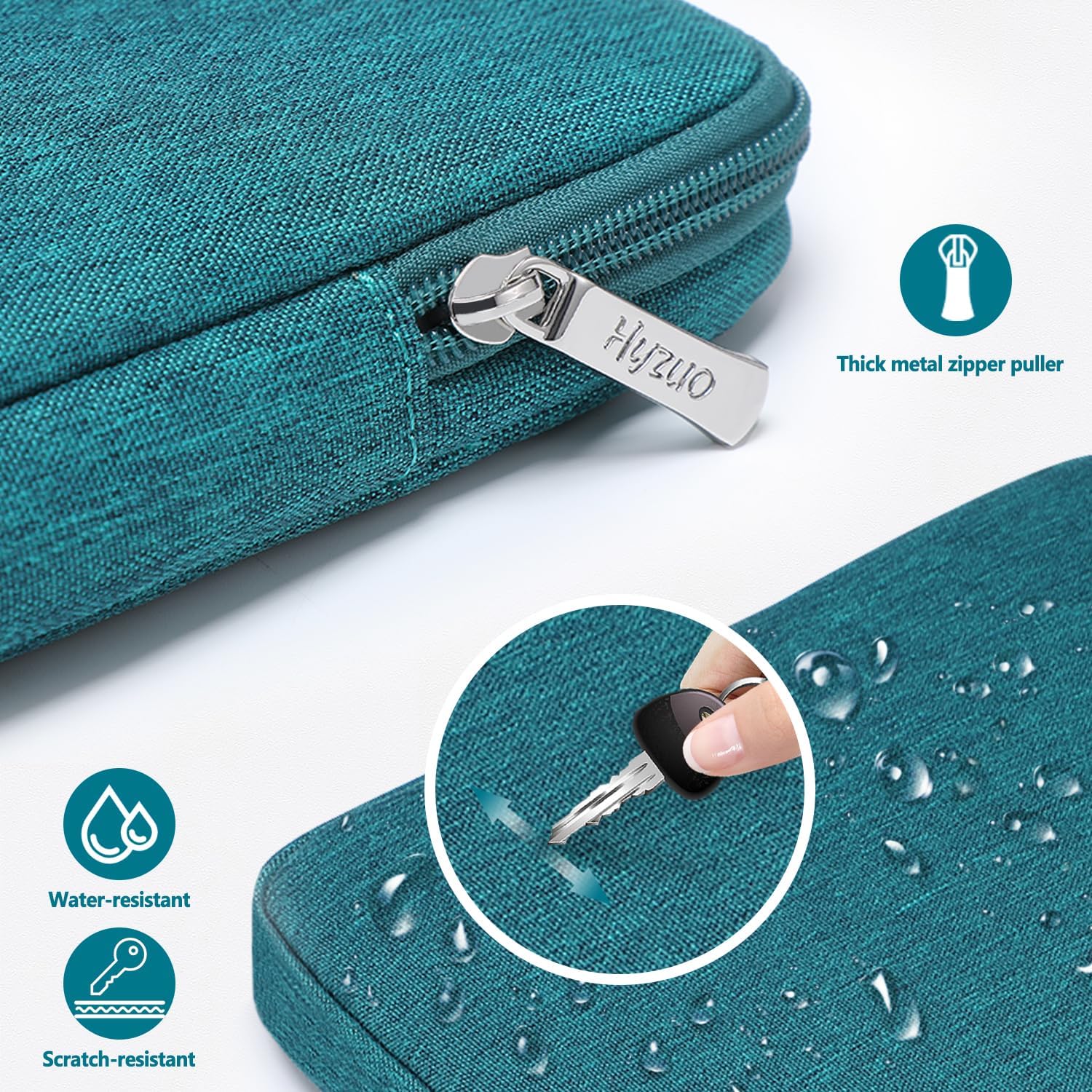 Thumbnail 5 de HYZUO Laptoptasche Set 13 Zoll, Dunkelgrün