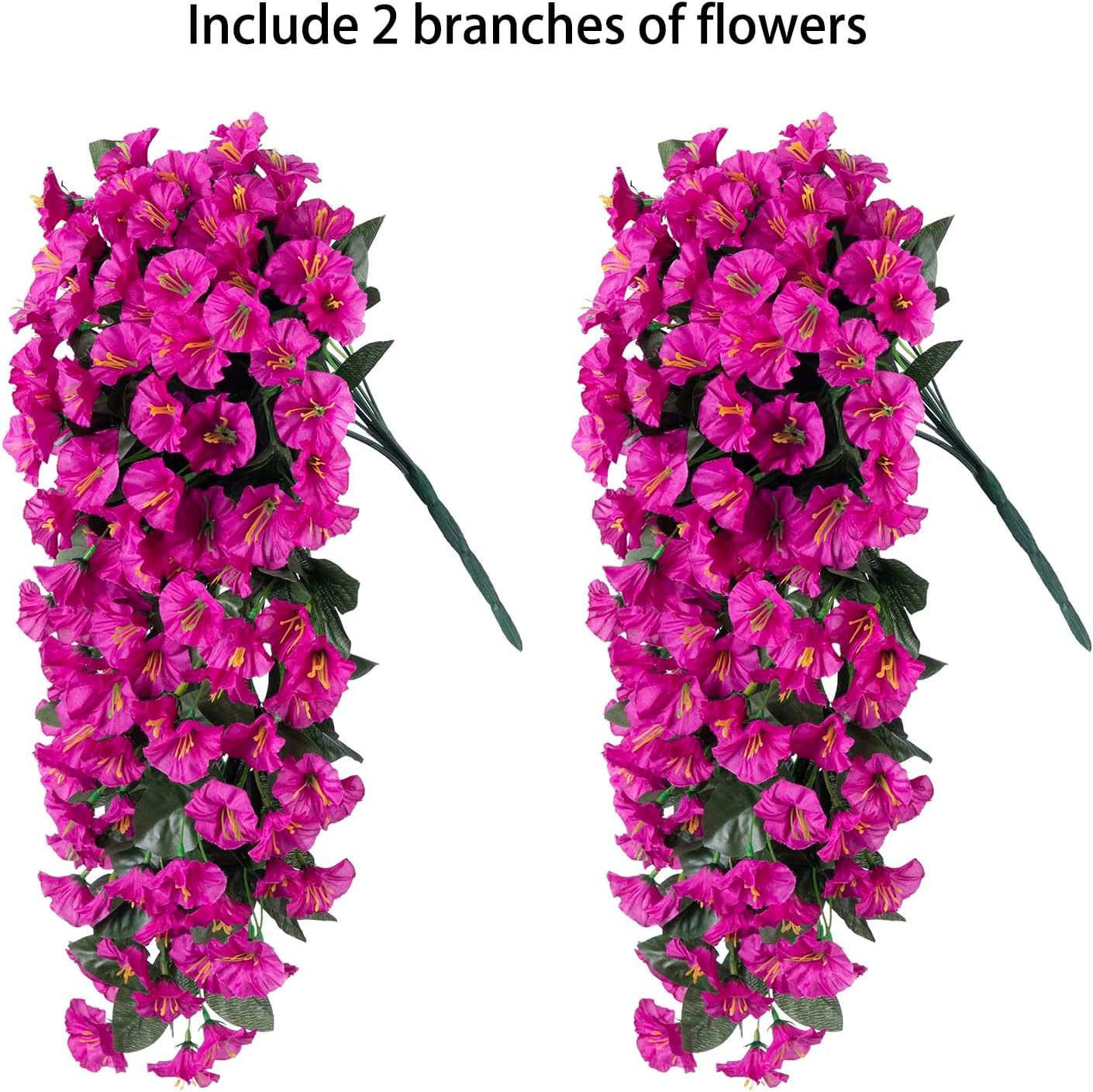 Thumbnail 5 de Artificial Hanging Morning Glory Vine 19in