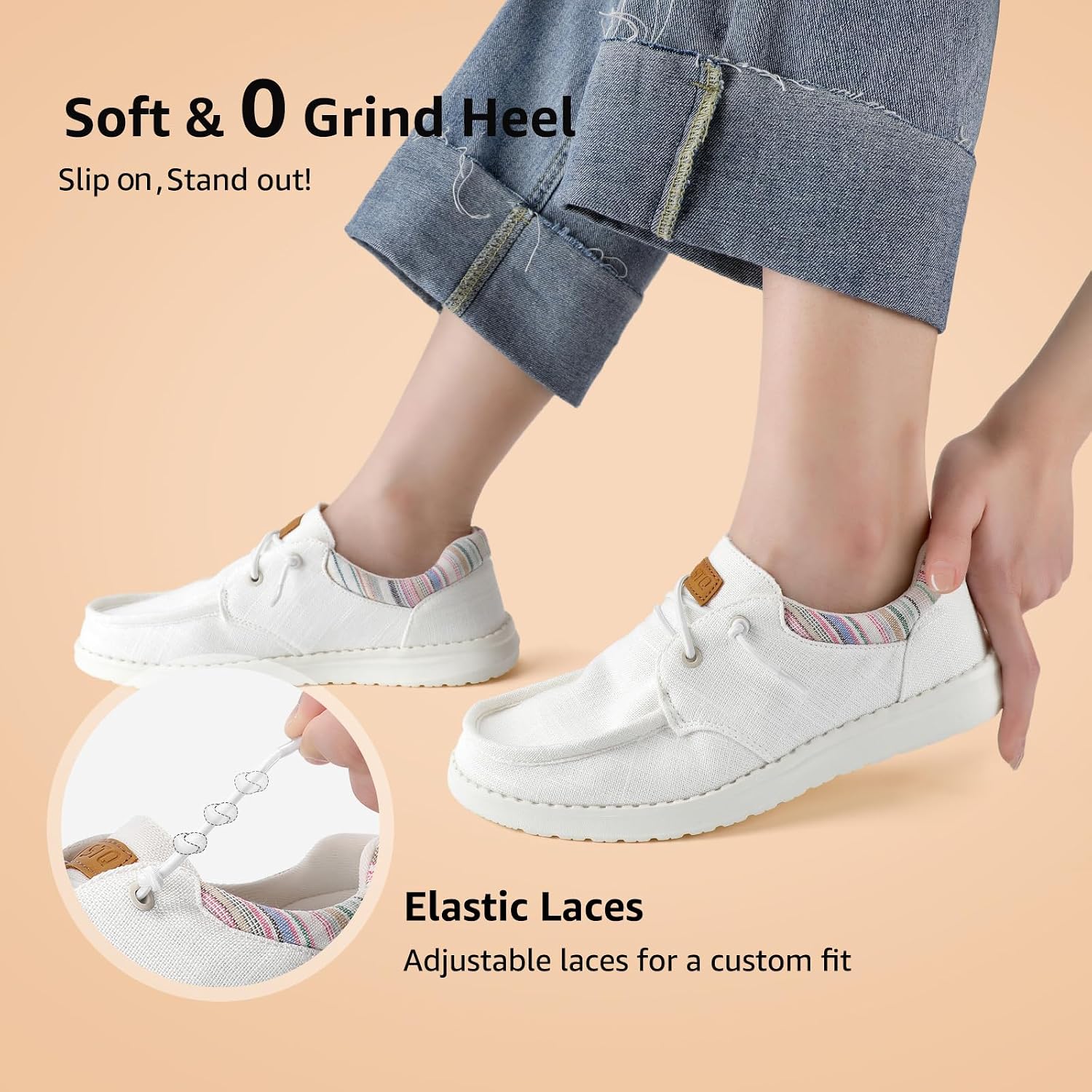 Thumbnail 6 de STQ Women’s Lace-Up Orthopedic Loafers with Removable Arch Support Insoles