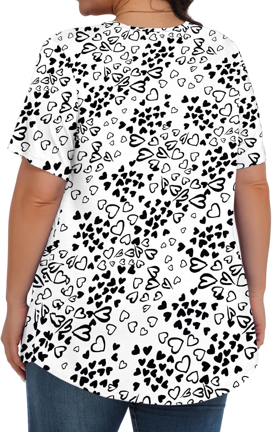 Detalle 1 de Tencede Plus-Size Tunic Top, Rayon Blend