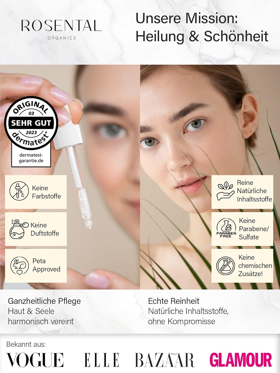 Thumbnail 6 de ROSENTAL ORGANICS Hyaluron Serum mit hochdosierter Bio-Hyaluronsäure (30 ml)