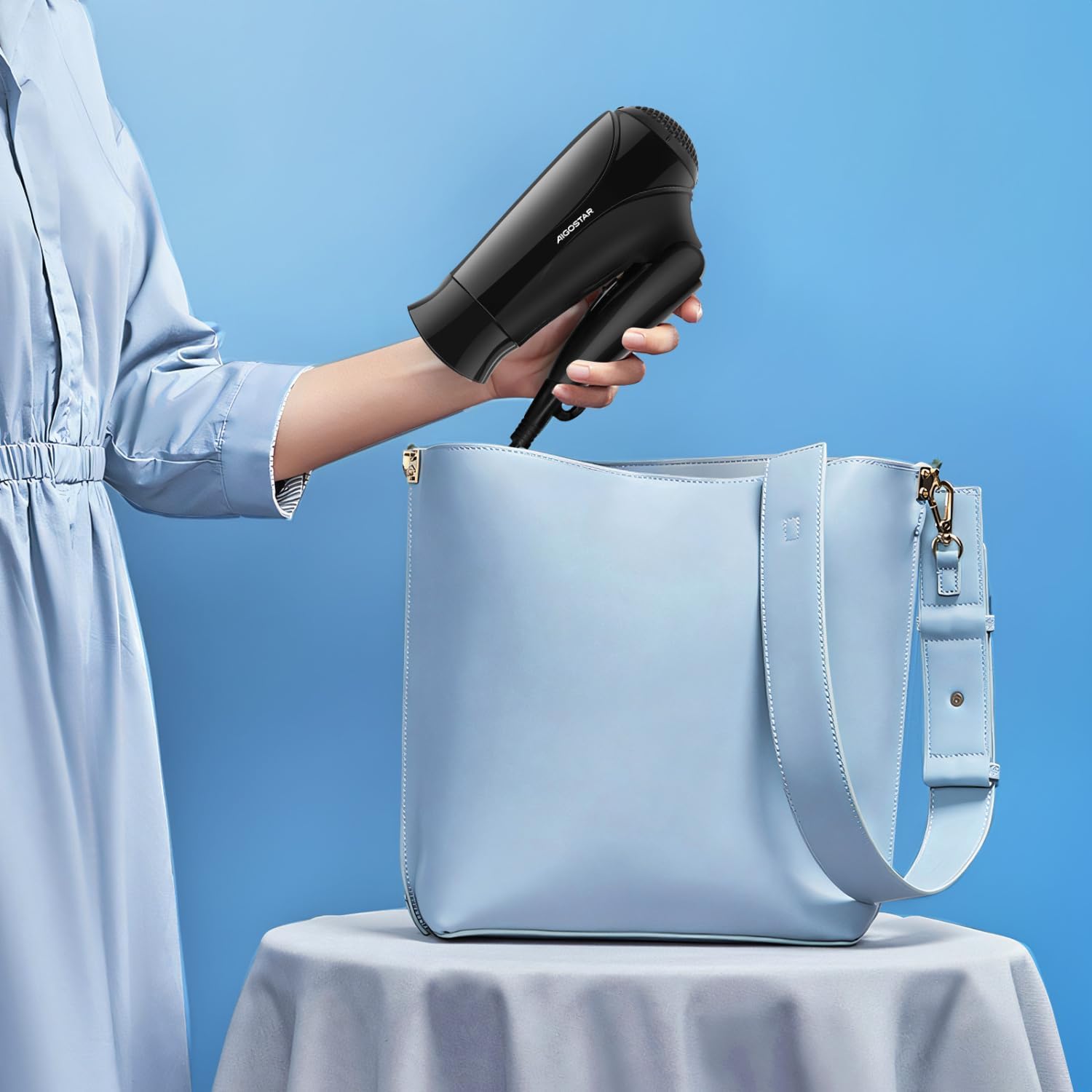 Thumbnail 5 de Aigostar Asciugacapelli pieghevole 2400W con ioni negativi e aria fredda