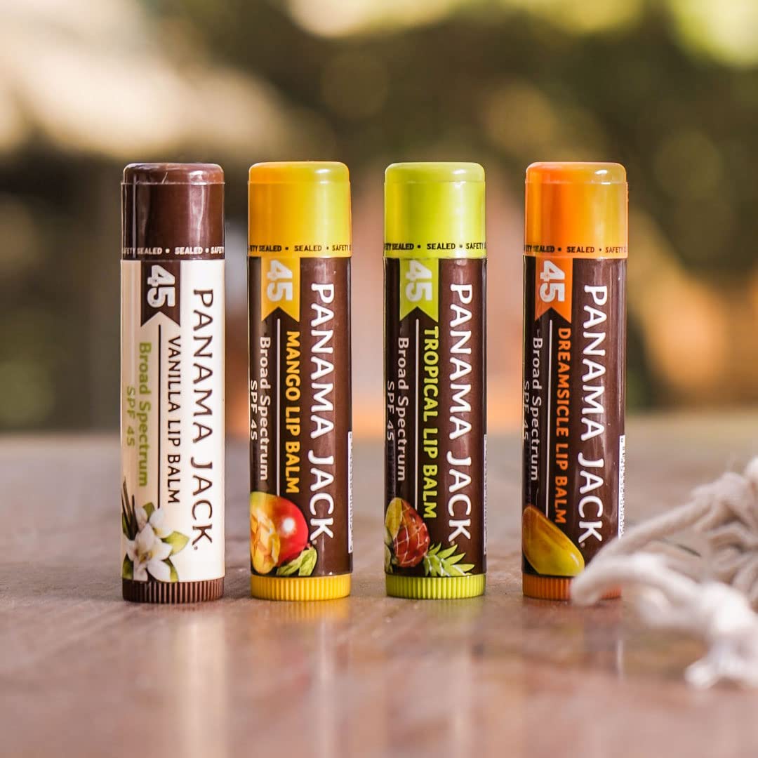 Detalle 2 de Panama Jack Sunscreen Lip Balm SPF 45 (Flavor Pack) — Broad Spectrum UVA/UVB Protection