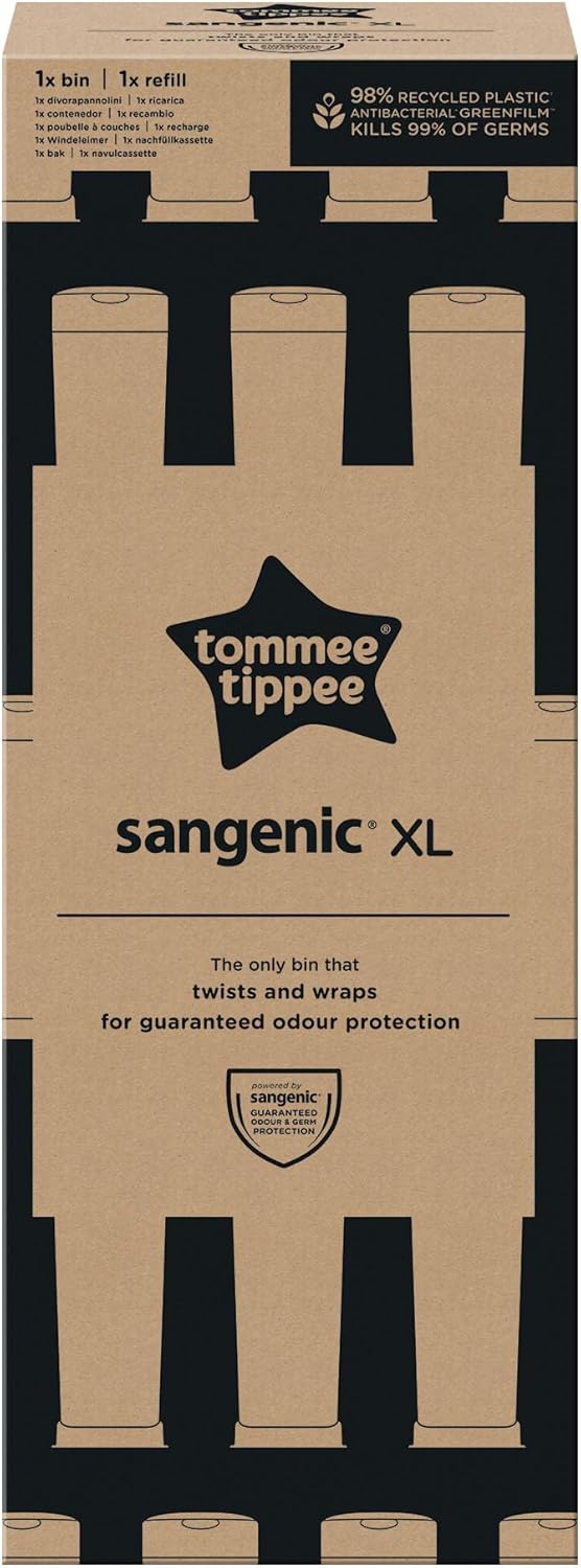 Detalle de Tommee Tippee XL Poubelle à Couches Twist and Click – avec 1 cassette multicouche antibactérienne