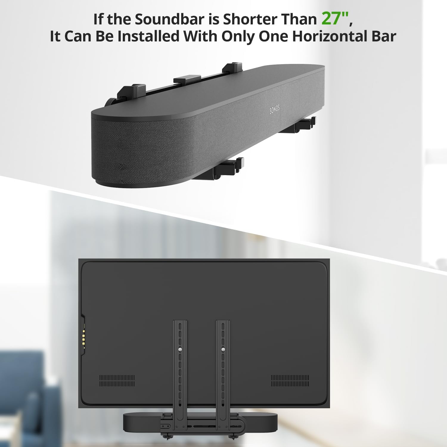 Thumbnail 5 de USX MOUNT Universal Soundbar Mount 3.46–6.06"
