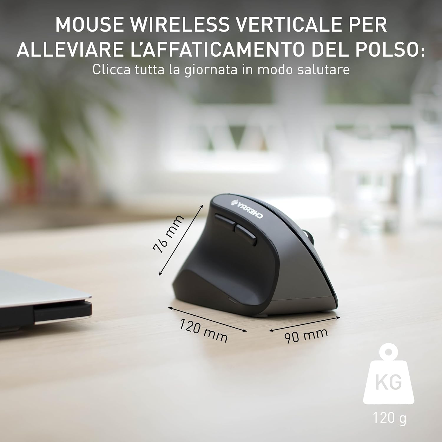Detalle de Cherry MW 4500 LEFT Mouse verticale wireless