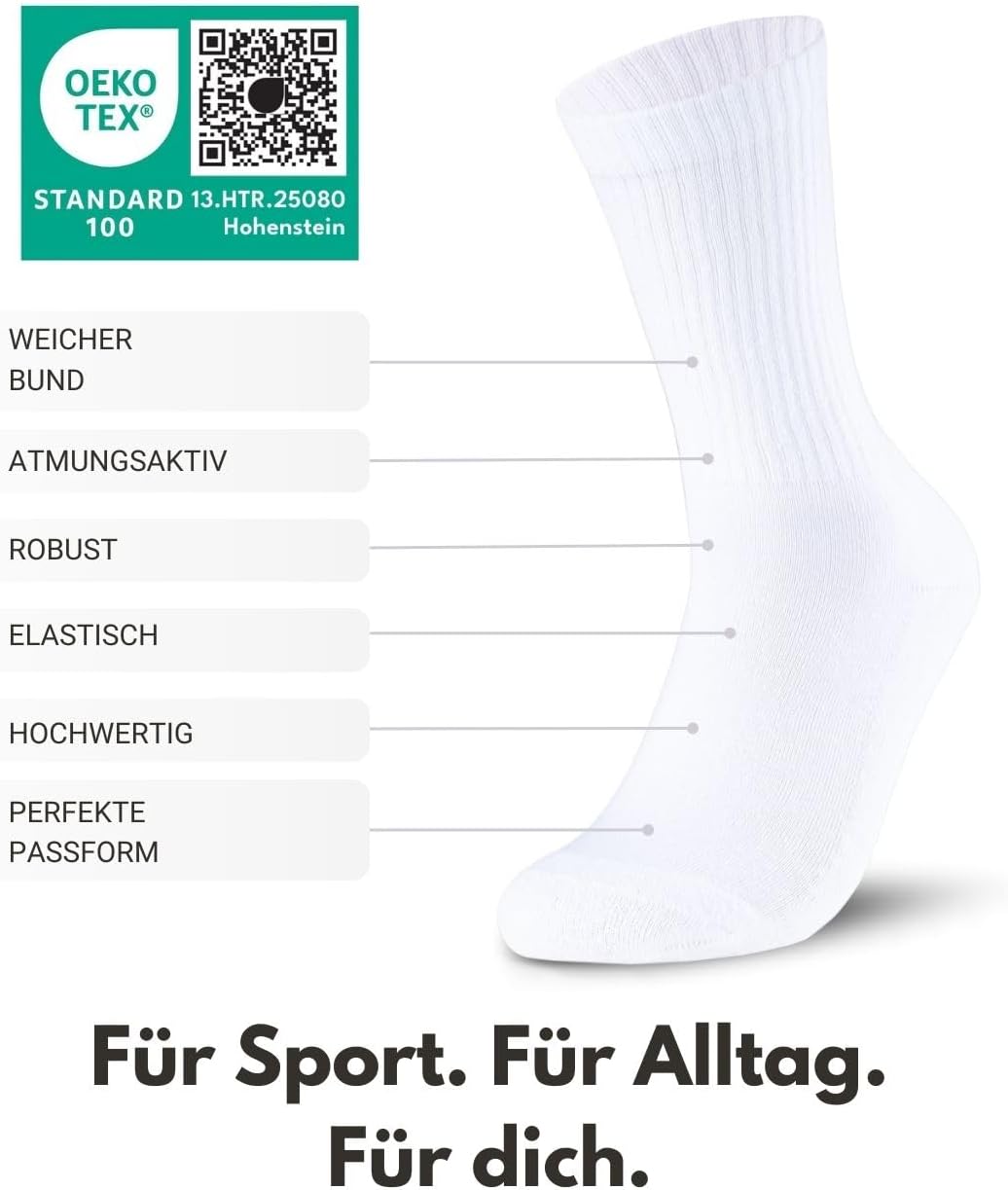 Detalle de sockenkauf24 10 Paar Sportsocken