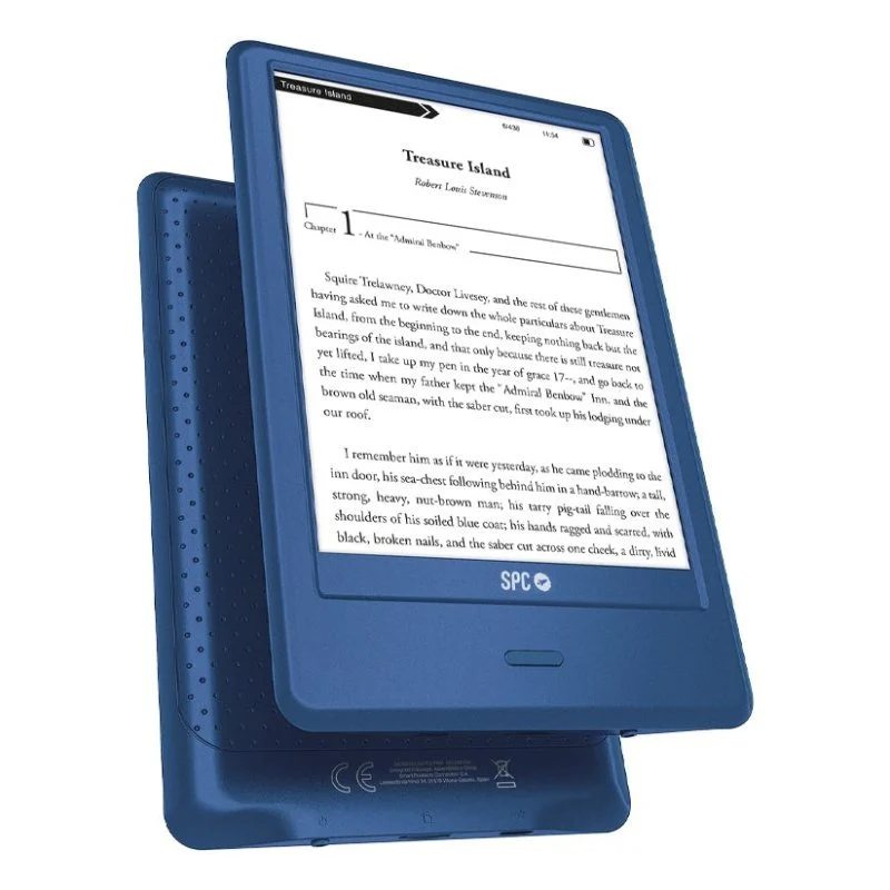SPC Dickens Light 2 Pro 6" E Ink – lectura cómoda con USB-C, 8GB y pantalla rotatoria