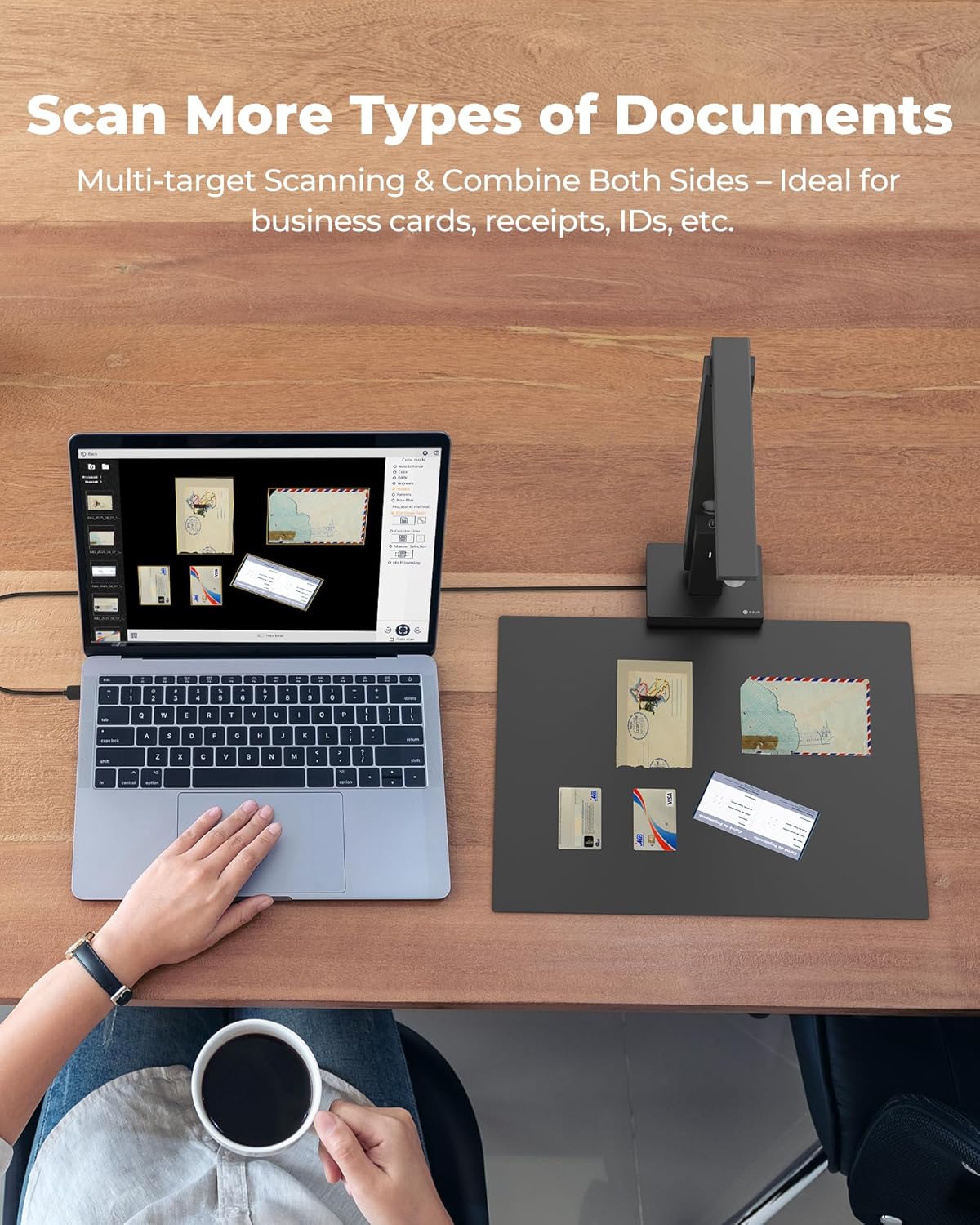 Thumbnail 5 de CZUR Lens 800 Pro scanner documenti A4 8 MP