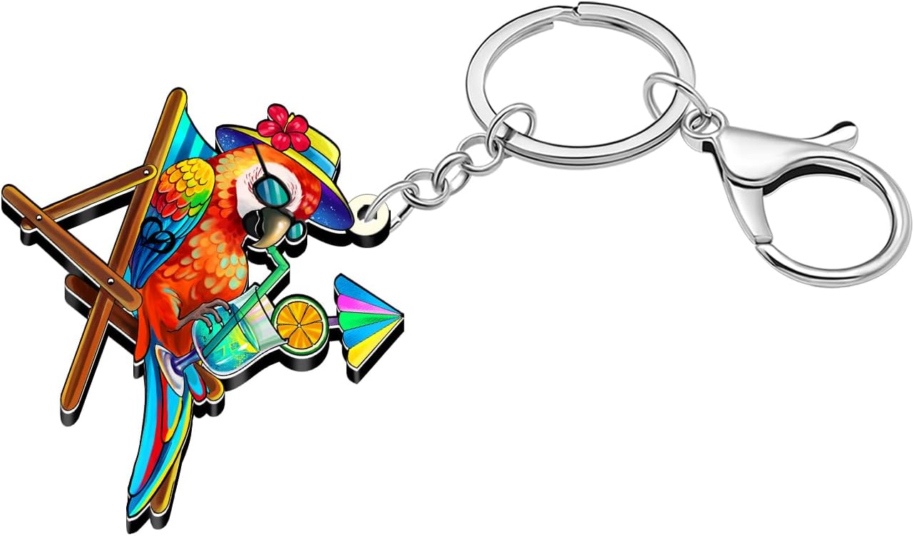 Thumbnail 2 de NEWEI Parrot Acrylic Keychain