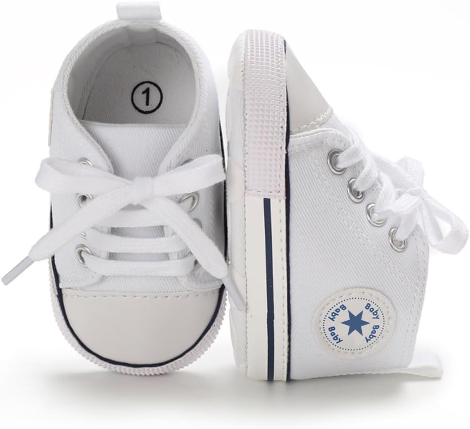 Thumbnail 1 de KKIIDDSS Canvas High-top Baby Sneakers 0M