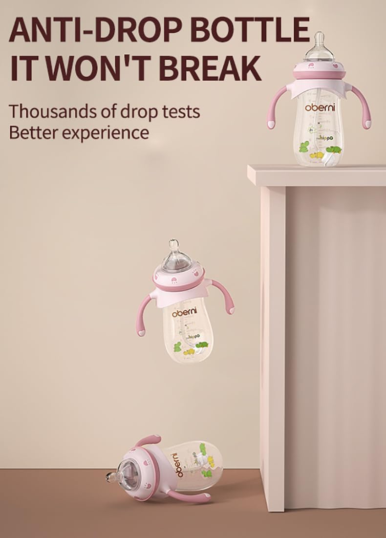 Detalle 2 de Oberni anti-colic weighted baby bottles, 270ml