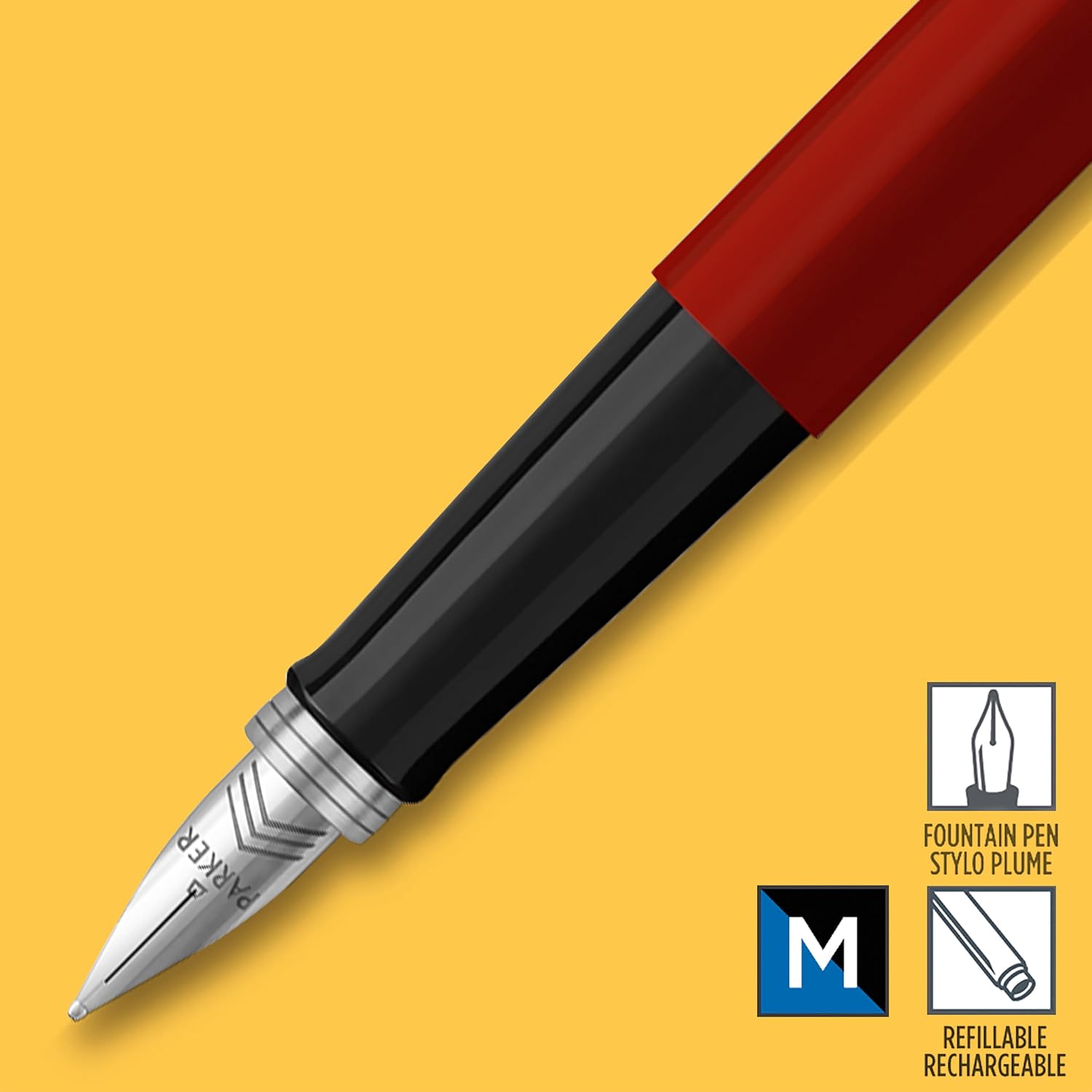 Thumbnail 2 de Parker Jotter Originals penna stilografica rossa 2 cartucce