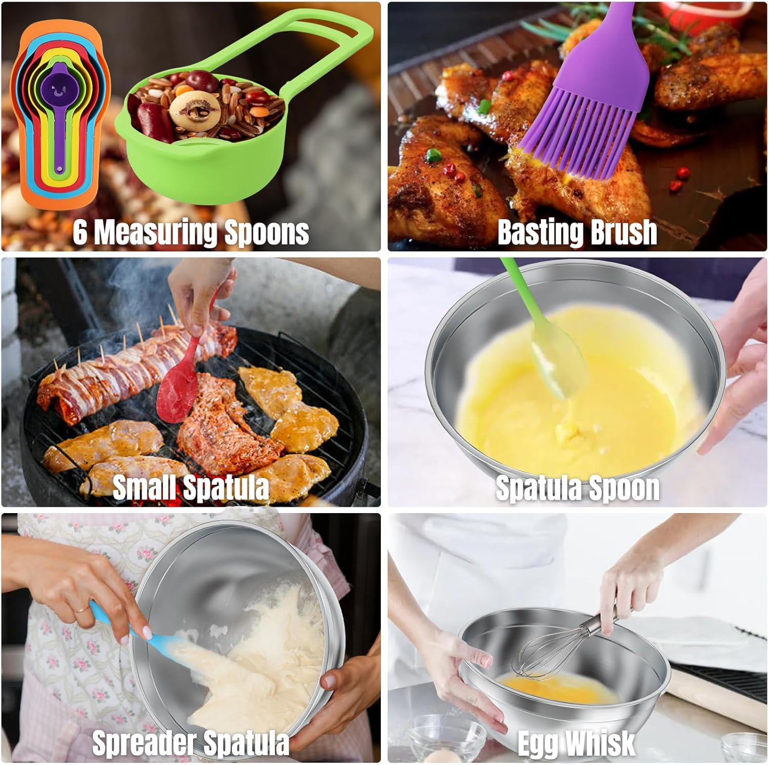 Thumbnail 5 de ENVTEK Mixing Bowls 7-Piece 4.5QT 🥣