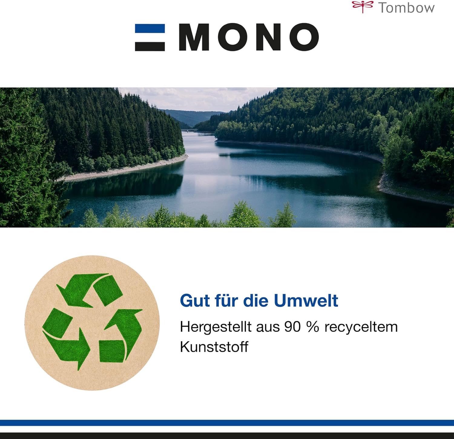 Thumbnail 2 de Tombow EH-KUR Präzisionsradierer MONO zero – nachfüllbar, runde Spitze 2,3 mm