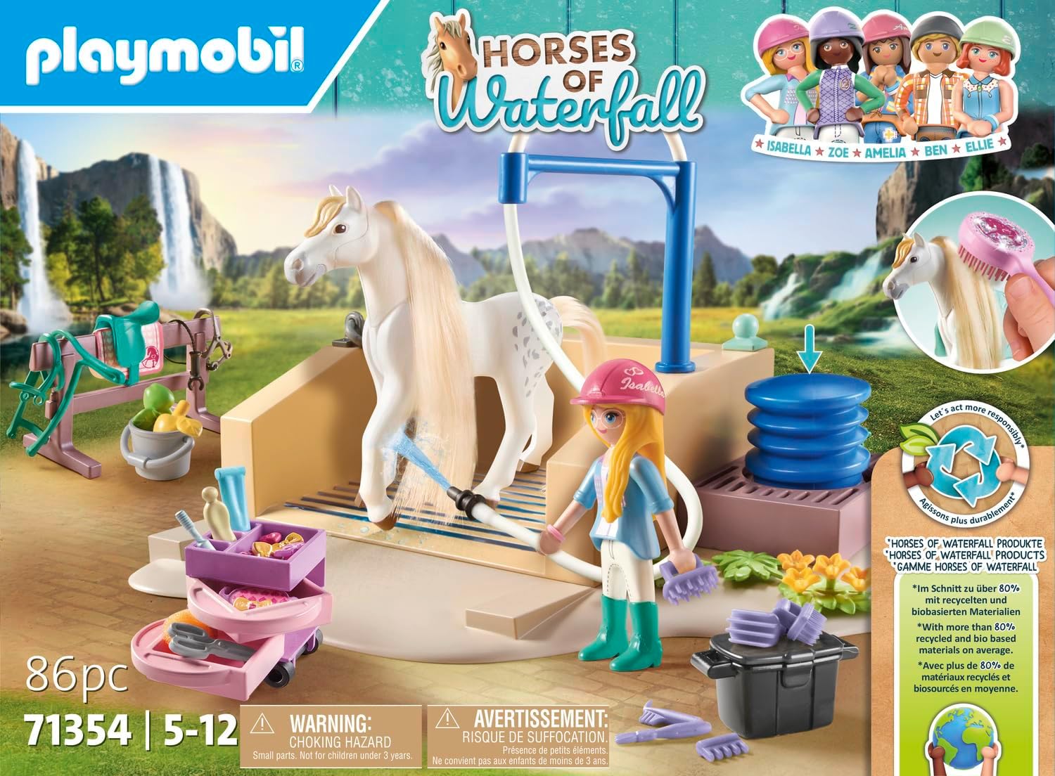 Thumbnail 3 de PLAYMOBIL Horses of Waterfall 71354: Diversión y Aventura 🐴